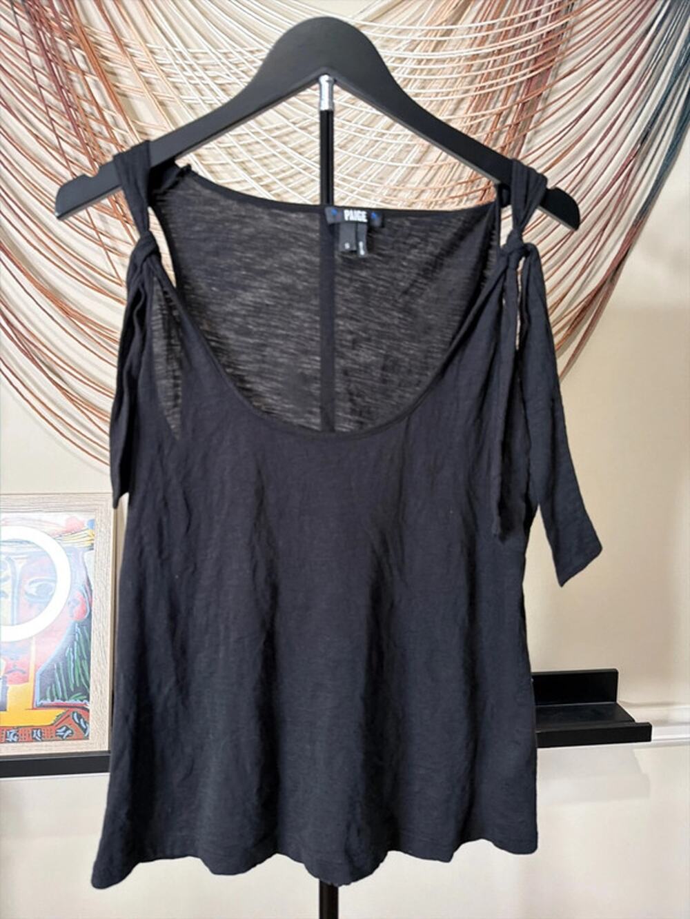 Paige black adjustable length top S 2434